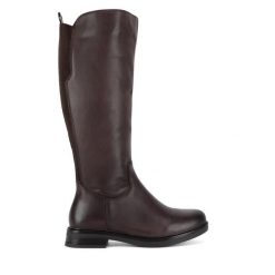 Kozaki Lasocki. Brązowe kozaki damskie Lasocki, bez obcasa, na płaskiej podeszwie. Za 379.99 zł.