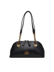 KARL LAGERFELD Torebka B2W30039 Czarny. Czarne torebki klasyczne damskie Karl Lagerfeld, bez wzorów, ze skóry, bez dodatków. Za 1,499.00 zł.