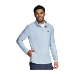 Bluza męska Skechers. Białe bluzy bez kaptura męskie Skechers, m. Za 176.99 zł.