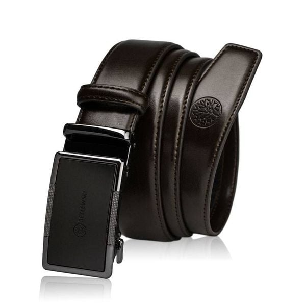 Skórzany pasek BETLEWSKI C35-BA c. brązowy 120. Brązowe paski męskie Betlewski, bez wzorów, z materiału. Za 99.00 zł.