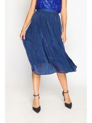 ASSUILI Spódnica w kolorze niebieskim rozmiar: 42. Niebieskie spódniczki damskie Assuili, bez wzorów, z tiulu, klasyczne, z standardowym stanem, midi, rozkloszowane. Za 126.99 zł.