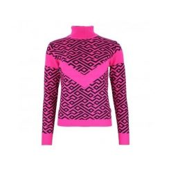 Damski sweter z golfem Peak Mountain Adiamant. Czerwone golfy damskie Peak Mountain, m, bez wzorów, z nylonu, bez ramiączek. Za 235.00 zł.