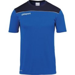 Koszulka Uhlsport Offense 23 Poly. Niebieskie t-shirty sportowe męskie UHLSPORT, bez ramiączek, na fitness i siłownię. W wyprzedaży za 78.20 zł.
