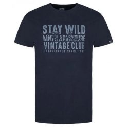 T-shirt męski LOAP Alder M. Niebieskie t-shirty męskie ZSPORT, m, bez wzorów, z bawełny, bez kołnierzyka. Za 161.99 zł.