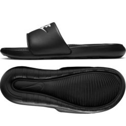 Klapki Nike Victori One CN9675 002 czarne. Czarne klapki i japonki męskie z materiału. Za 231.96 zł.