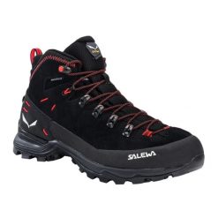 Buty trekkingowe damskie Salewa Alp Mate Winter Mid WP. Czarne obuwie trekkingowe damskie Salewa, na jesień. Za 806.00 zł.