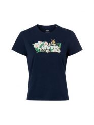 Levi's T-shirt Kobiety Bawełna niebieski|wielokolorowy, S. Niebieskie t-shirty damskie Levi's, s, bez wzorów, z bawełny, bez kołnierzyka. Za 149.95 zł.