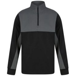 Męska Bluza Dresowa Z Zamkiem Błyskawicznym W Bloku Kolorystycznym. Czarne bluzy bez kaptura męskie FINDEN & HALES, m, z dresówki. Za 162.99 zł.