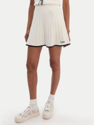 Guess Spódnica mini V6RD07 Z4652 Écru Regular Fit. Spódniczki damskie Guess, s, z aplikacjami, z syntetyku, mini. Za 299.99 zł.