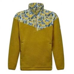 Bluza sportowa męska Salewa Eagle Anniversary. Żółte bluzy bez kaptura męskie Salewa, bez wzorów, sportowe, bez kołnierzyka, bez ramiączek. Za 634.00 zł.