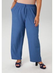 Aniston Spodnie w kolorze niebieskim rozmiar: 50. Niebieskie spodnie materiałowe damskie Aniston, bez wzorów, z materiału, z podwyższonym stanem. Za 47.94 zł.