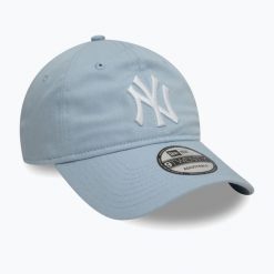 Czapka z daszkiem New Era League Essential 920 New York Yankees. Niebieskie czapki męskie New Era, bez wzorów. Za 109.99 zł.
