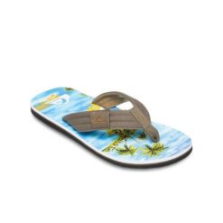 Japonki plażowe męskie Quiksilver MOLOKAI LAYBACK. Niebieskie klapki i japonki męskie Quiksilver. Za 109.99 zł.