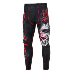 Legginsy sportowe męskie EXTREME HOBBY WHY SO SERIOUS. Czarne bielizna termoaktywna męska EXTREME HOBBY, z elastanu. Za 229.00 zł.
