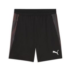 Męskie spodenki piłkarskie individualFINAL PUMA. Czerwone szorty męskie Puma, bez wzorów, sportowe. W wyprzedaży za 124.00 zł.