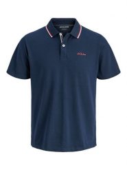 Jack & Jones Koszulka polo "Blaze" w kolorze granatowym rozmiar: M. Niebieskie koszulki polo męskie Jack & Jones, m, bez wzorów, bez ramiączek. Za 83.62 zł.