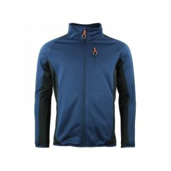 Kurtka polarshell Peak Mountain. Czarne kurtki męskie Peak Mountain, bez wzorów, sportowe, bez kaptura. W wyprzedaży za 212.00 zł.