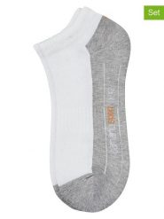 Camano Skarpety funkcyjne (4 pary) w kolorze biało-szarym rozmiar: 39-42. Białe skarpetki męskie camano, bez wzorów. Za 43.99 zł.