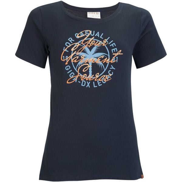 Koszulka damska Killtec GIGA GS 111 WMN TSHRT. Niebieskie bluzki sportowe damskie KILLTEC, bez wzorów, bez ramiączek. Za 119.99 zł.