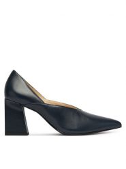 HÖGL Czółenka 0-187521-30000 Granatowy. Niebieskie czółenka damskie HÖGL, bez wzorów, ze skóry, bez obcasa. Za 799.99 zł.