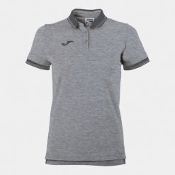 Koszulka polo do tenisa damska Joma Bali II. Szare bluzki damskie Joma, l, bez wzorów, sportowe, bez kołnierzyka, bez ramiączek. Za 163.85 zł.