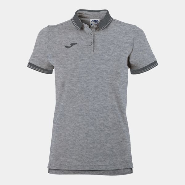 Koszulka polo do tenisa damska Joma Bali II. Szare bluzki damskie Joma, l, bez wzorów, sportowe, bez kołnierzyka, bez ramiączek. Za 163.85 zł.