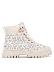 MICHAEL Michael Kors Trapery Payton Kamryn MK05015256 Kremowy. Białe kozaki dziewczęce MICHAEL Michael Kors, ze skóry. Za 534.99 zł.