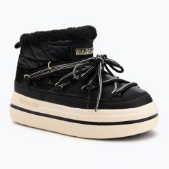 Śniegowce damskie Napapijri Glacier NP0A892U. Czarne śniegowce damskie Napapijri, bez obcasa. Za 409.99 zł.