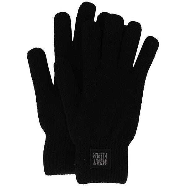 Rękawiczki termiczne Damskie Onesize. Czarne rękawiczki damskie HEAT KEEPER, na zimę, bez wzorów, z elastanu. W wyprzedaży za 102.20 zł.