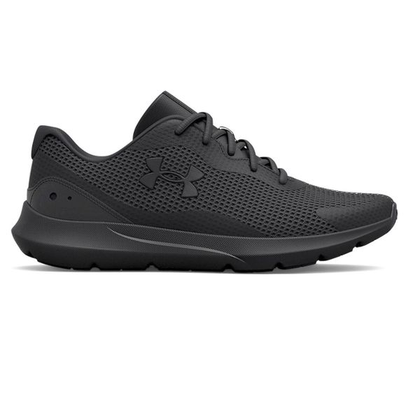 Buty sportowe dla mężczyzn Under Armour Surge 3. Czarne buty sportowe na co dzień męskie Under Armour, bez zapięcia. Za 246.40 zł.