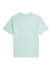 Polo Ralph Lauren T-Shirt 323970333501 Niebieski Regular Fit. Niebieskie t-shirty chłopięce Polo Ralph Lauren, bez wzorów, z bawełny, bez ramiączek. Za 269.99 zł.