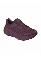 Buty SKECHERS MAX CUSHIONING ENDEA Bordeaux. Czerwone obuwie treningowe damskie Skechers, na fitness i siłownię. Za 320.99 zł.