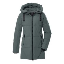 Parka damska z kapturem Killtec GW 30. Szare parki damskie KILLTEC, m, bez wzorów, z dzianiny. Za 644.00 zł.