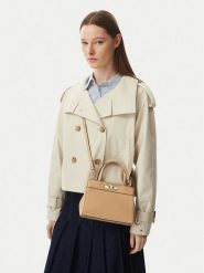 Tommy Hilfiger Torebka Th Modern Mini Satchel AW0AW18726 Brązowy jasny. Brązowe torebki klasyczne damskie Tommy Hilfiger, bez wzorów, ze skóry, bez dodatków. Za 569.99 zł.