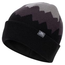 Męska Czapka Cobbler Beanie. Niebieskie czapki męskie Trespass, bez wzorów, z dzianiny. Za 34.99 zł.