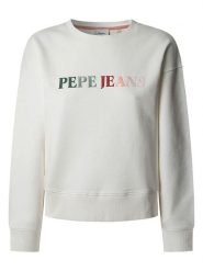 Pepe Jeans Bluza "Regan" w kolorze białym rozmiar: M. Białe bluzy bez kaptura damskie Pepe Jeans, m, z jeansu. Za 206.42 zł.