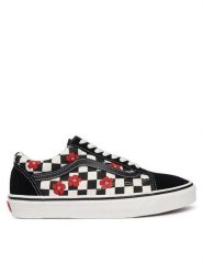 Vans Tenisówki Old Skool VN00113FBZW1 Czarny. Czarne trampki i tenisówki damskie Vans, bez wzorów, ze skóry. Za 399.99 zł.