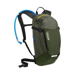Plecak rowerowy z bukłakiem CamelBak M.U.L.E. 12 - dusty olive. Zielone plecaki damskie Camelbak, bez wzorów. Za 471.99 zł.