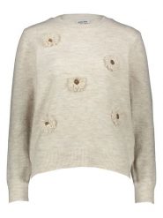 More & More Sweter w kolorze beżowym rozmiar: 42. Brązowe swetry klasyczne damskie MORE & MORE, bez kołnierzyka. Za 259.95 zł.