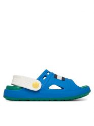 Tommy Hilfiger Sandały T3XF-34401-0083 S Niebieski. Niebieskie sandały chłopięce Tommy Hilfiger, z syntetyku, bez zapięcia. Za 209.99 zł.