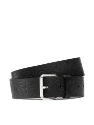 BOSS Pasek Serge 50481111 Czarny. Czarne paski męskie Boss, bez wzorów. Za 379.99 zł.