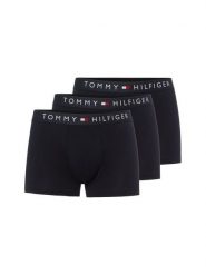 Tommy Hilfiger Bokserki w 3-paku Mężczyźni Dżersej niebieski, S. Niebieskie bokserki męskie Tommy Hilfiger, bez wzorów, z dżerseju. Za 189.95 zł.