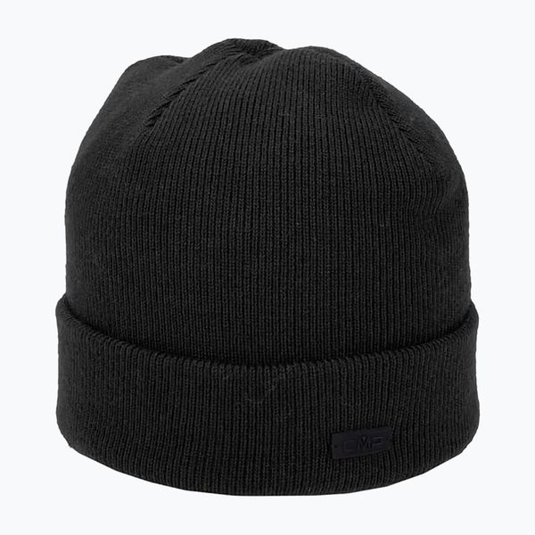 Czapka zimowa męska CMP 5505605 Knitted. Czarne czapki męskie CMP, na zimę, bez wzorów. Za 67.99 zł.