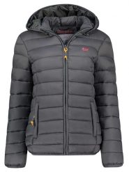 Geographical Norway Kurtka pikowana "Atikolor" w kolorze antracytowym rozmiar: M. Czarne kurtki damskie Geographical Norway, m, bez wzorów, bez kaptura. Za 158.10 zł.