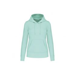 Damska ekologiczna bluza z kapturem Kariban. Niebieskie bluzy z kapturem damskie KARIBAN. Za 203.00 zł.