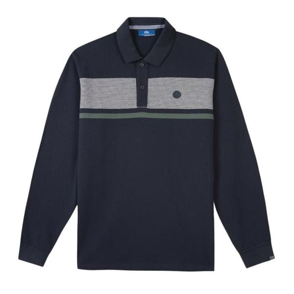 Sweter męski TBS Kabyepol. Niebieskie swetry męskie Tbs, l, bez wzorów, z bawełny, bez kołnierzyka. Za 339.00 zł.