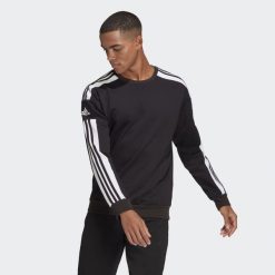 Bluza piłkarska męska adidas Squadra 21 Sweat Top. Szare bluzy bez kaptura męskie Adidas, m. Za 158.08 zł.