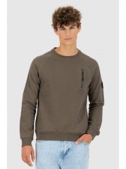 Alife and kickin Bluza "Fabio" w kolorze khaki rozmiar: S. Brązowe bluzy bez kaptura męskie Alife and Kickin, s. Za 143.90 zł.