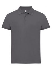 Clique Classic Lincoln S/S koszulka polo męska nowy krój Metal Grey. Szare koszulki polo męskie CLIQUE, m, bez wzorów, z bawełny, bez ramiączek. Za 120.98 zł.