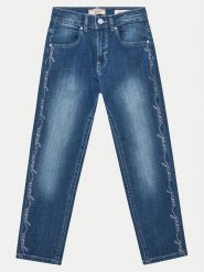 Guess Jeansy J5RA02 D52Z0 Niebieski Regular Fit. Niebieskie spodnie dziewczęce Guess, z bawełny. Za 269.99 zł.